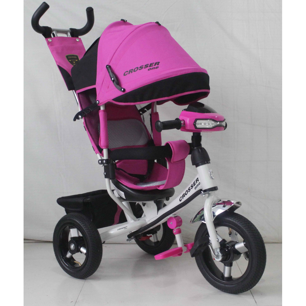 Велосипед триколісний Crosser One T-1 Air Pink (Кроссер Ван)