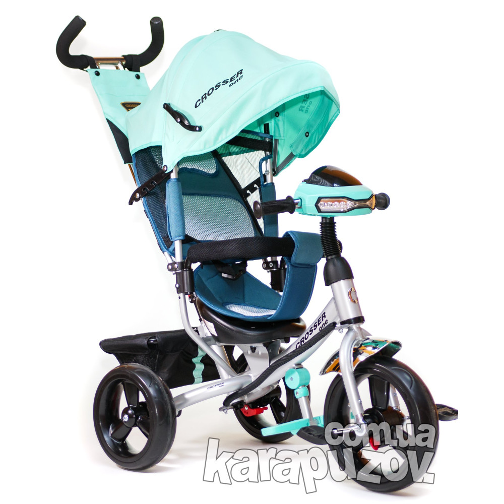 Велосипед триколісний Crosser One T-1 Eva Turquoise (Кроссер Ван)