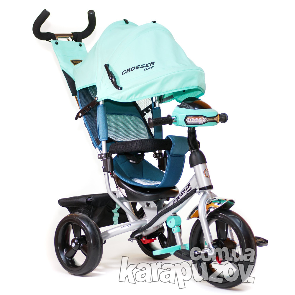 Велосипед триколісний Crosser One T-1 Eva Turquoise (Кроссер Ван)