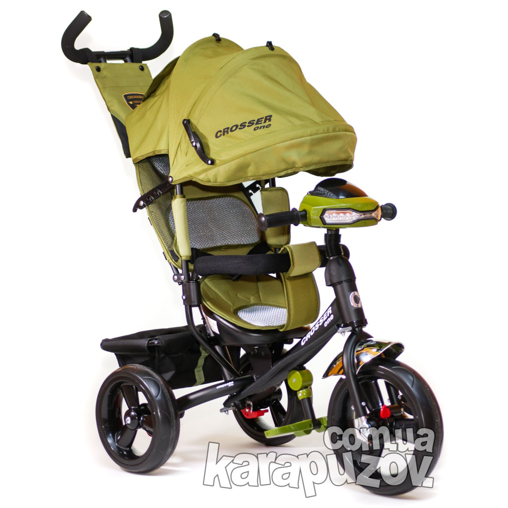 Велосипед триколісний Crosser One T-1 Eva Khaki (Кроссер Ван)