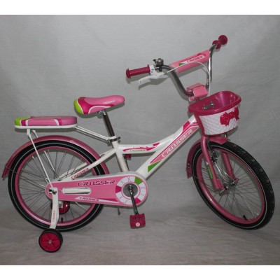 Велосипед двухколесный Crosser-6 Rider 14 д. Розовый (Кроссер-6 Райдер)