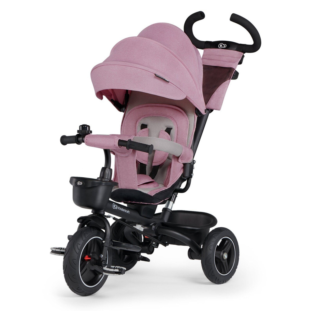 Kinderkraft Spinstep - триколісний велосипед 5 в 1 (від 9 місяців) • Mauvelous Pink (KRSPST00PNK0000)