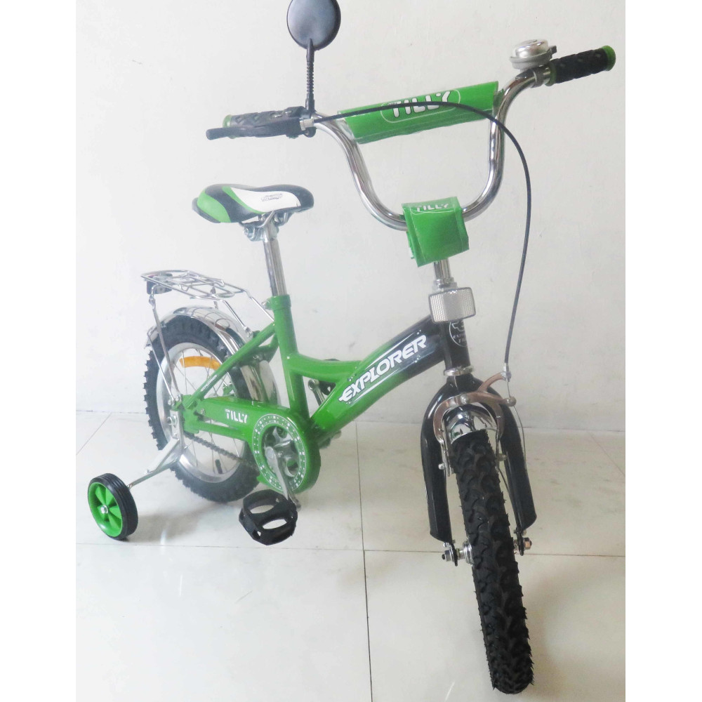 Велосипед двоколісний Explorer 14 д. T-21414 Green Black