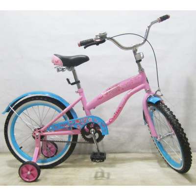 Велосипед двоколісний Tilly Cruiser 18 д. T-21831 Pink Blue