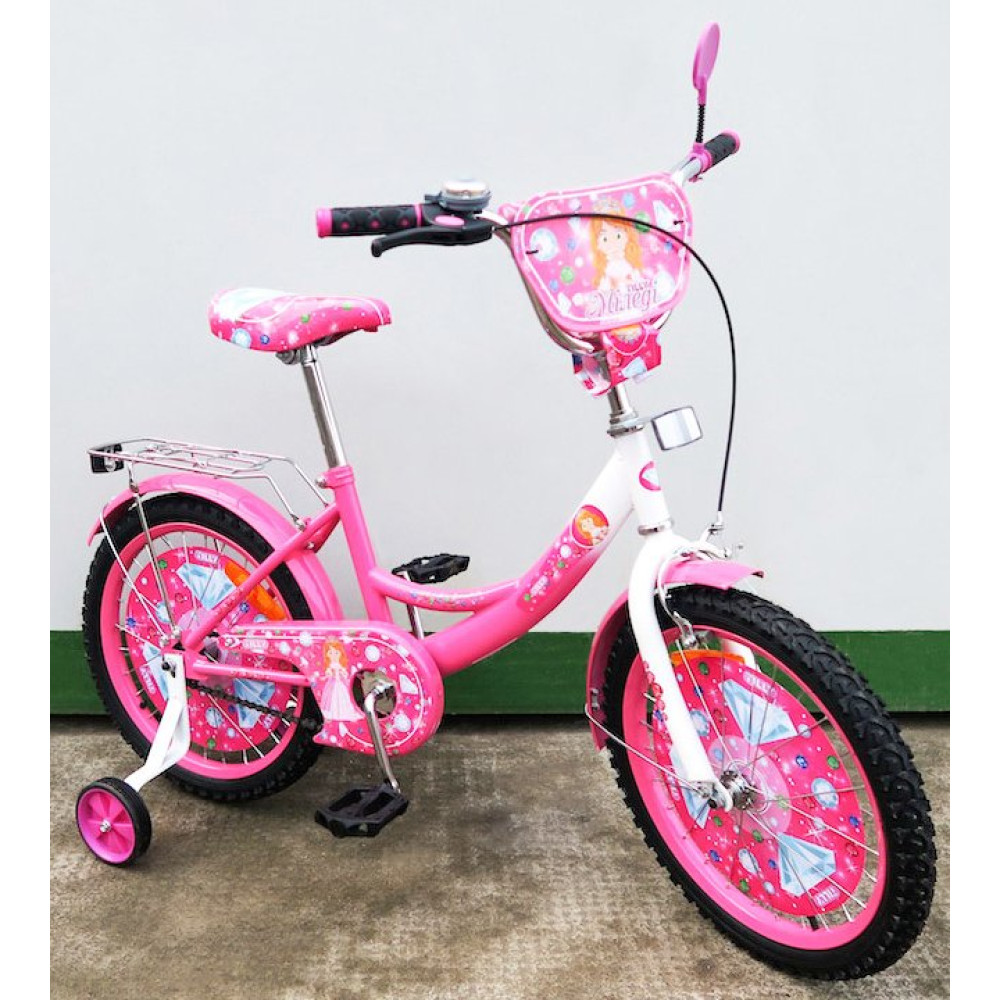 Велосипед двухколесный Tilly Міледі 18 д. T-218211 Pink White