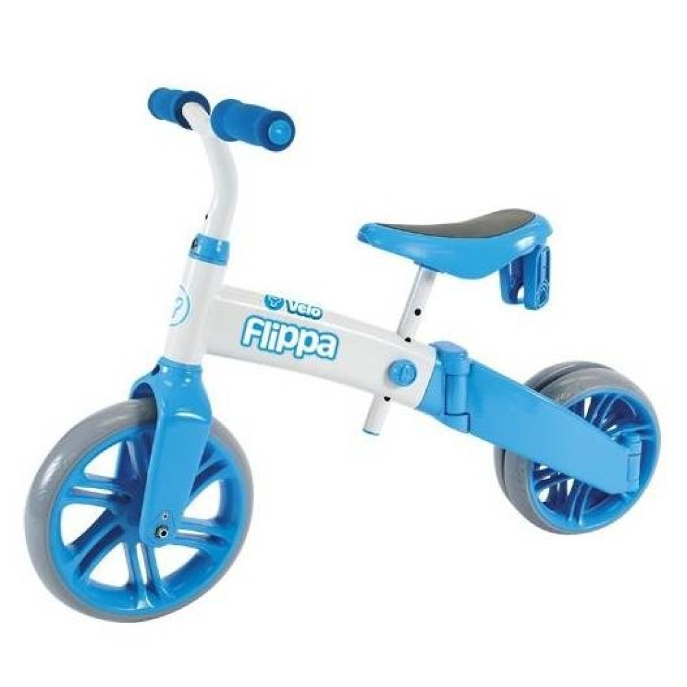 Беговел 2 в 1 Yvolution Velo Flippa голубой (100612)