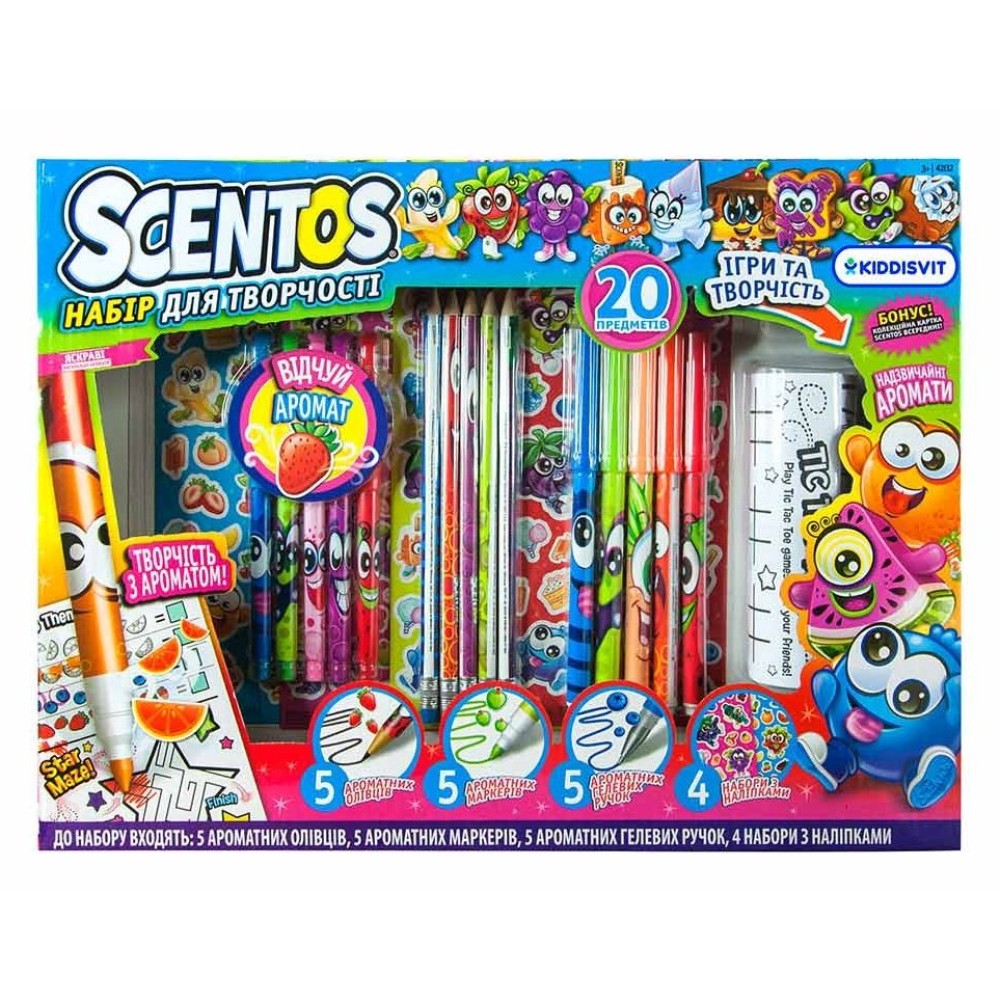 Ароматный набор для творчества Scentos Фруктомания (42132)