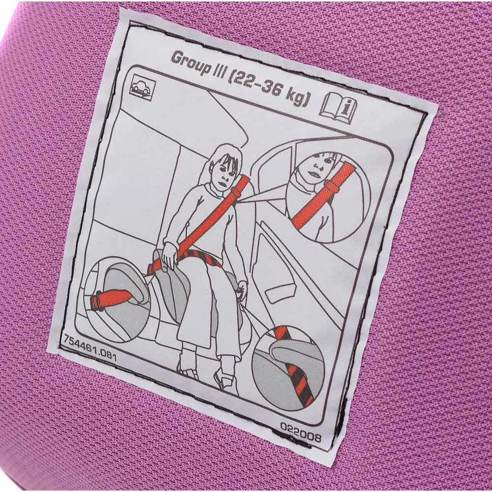 Автокрісло бустер Bair Yota DY1822 фіолетовий (624608)