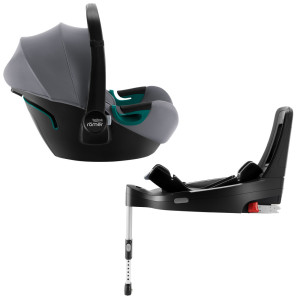 Автокресло Britax-Romer Baby-Safe3 i-Size Frost Grey с платформой Flex Base iSense