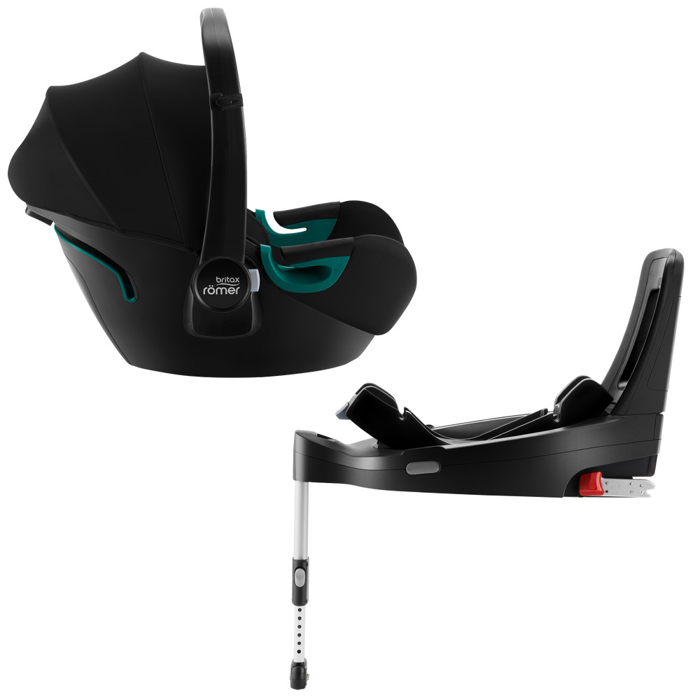 Автокрісло Britax-Romer Baby-Safe3 i-Size Space Black з платформою Flex Base iSense