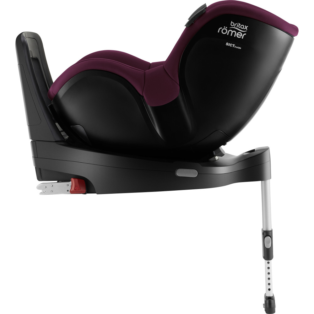 Автокрісло Britax-Romer Dualfix iSense Burgundy Red з платформою Flex Base iSense