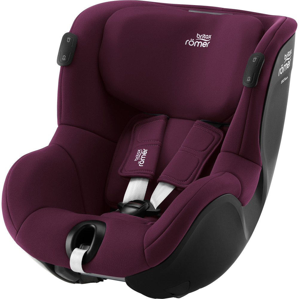 Автокрісло Britax-Romer Dualfix iSense Burgundy Red з платформою Flex Base iSense
