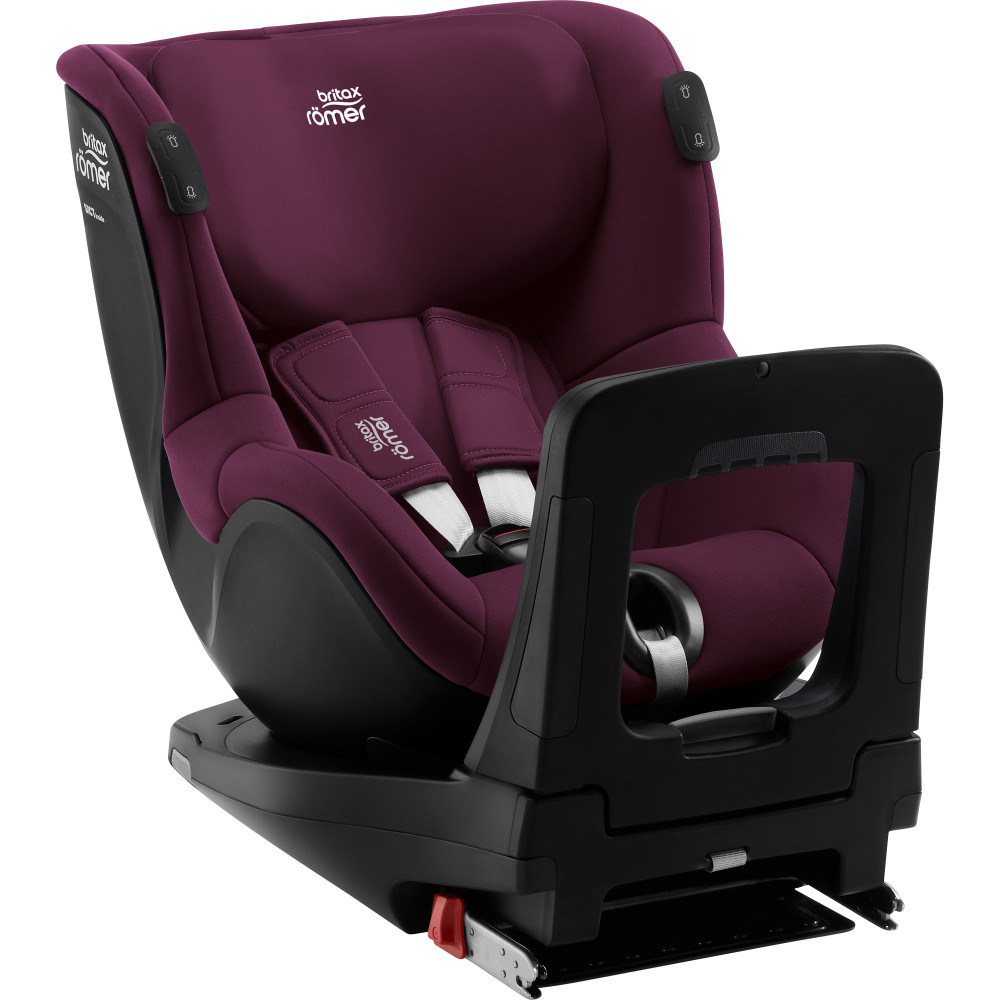 Автокрісло Britax-Romer Dualfix iSense Burgundy Red з платформою Flex Base iSense