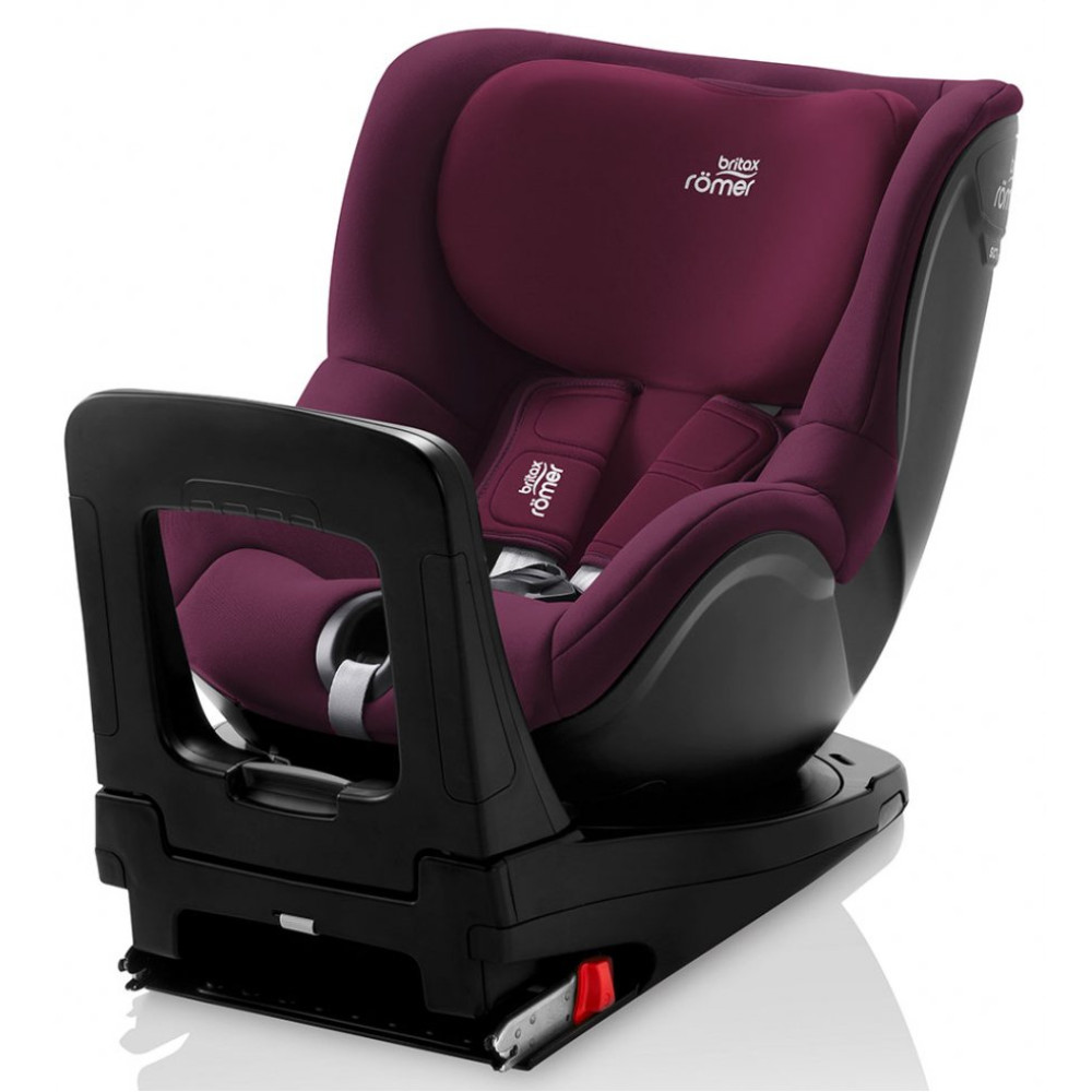 Автокрісло Britax-Romer Dualfix I-Size Burgundy Red з вкладишем для новонародженого