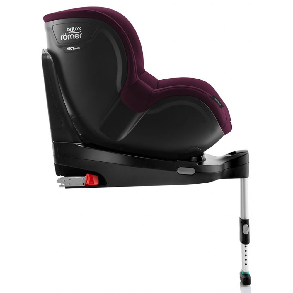 Автокрісло Britax-Romer Dualfix I-Size Burgundy Red з вкладишем для новонародженого