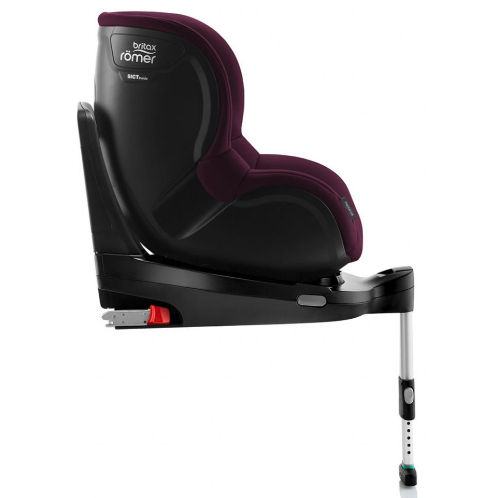 Автокрісло Britax-Romer Dualfix I-Size Burgundy Red з вкладишем для новонародженого