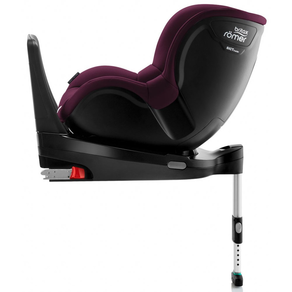 Автокрісло Britax-Romer Dualfix I-Size Burgundy Red з вкладишем для новонародженого