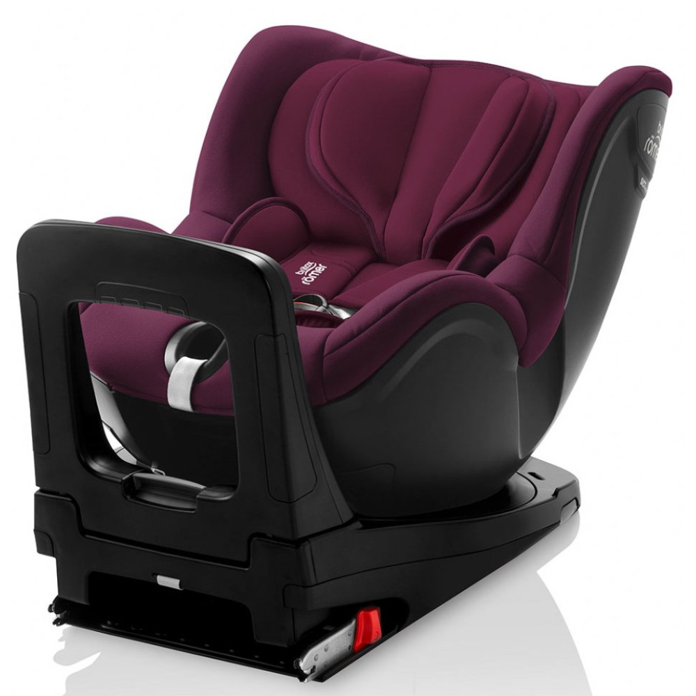Автокрісло Britax-Romer Dualfix I-Size Burgundy Red з вкладишем для новонародженого