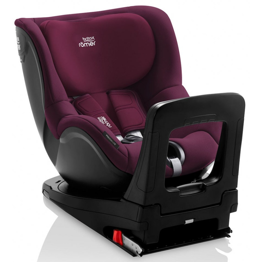 Автокрісло Britax-Romer Dualfix I-Size Burgundy Red з вкладишем для новонародженого