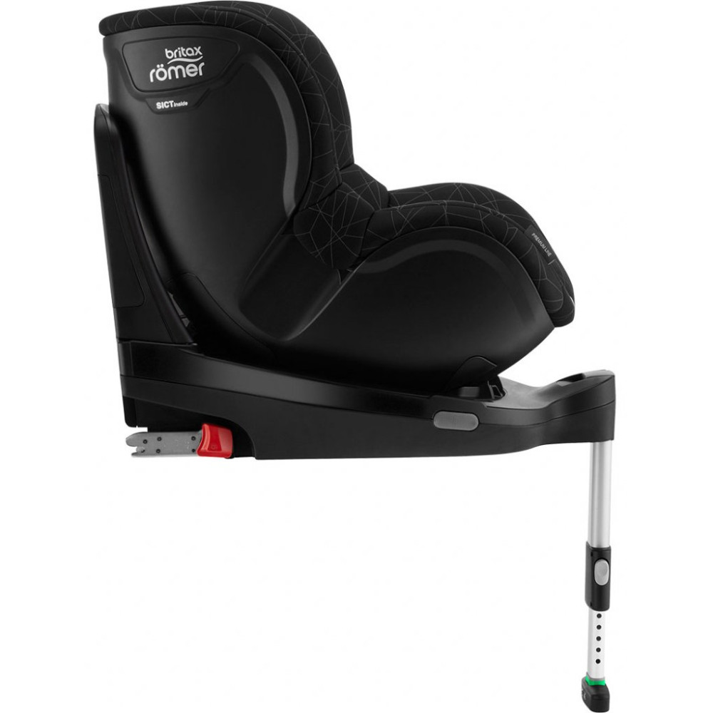 Автокрісло Britax-Romer Dualfix I-Size Crystal Black з вкладишем для новонародженого