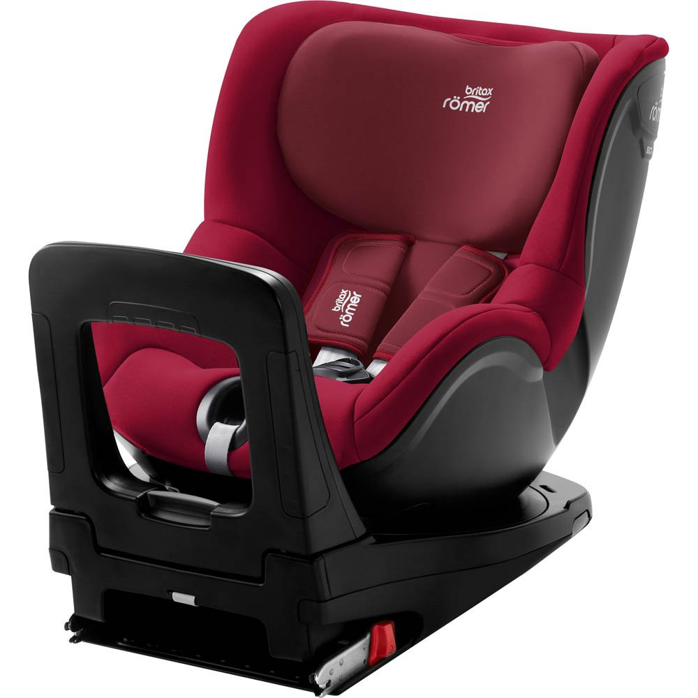 Автокрісло Britax-Romer Dualfix I-Size Flame Red з вкладишем для новонародженого