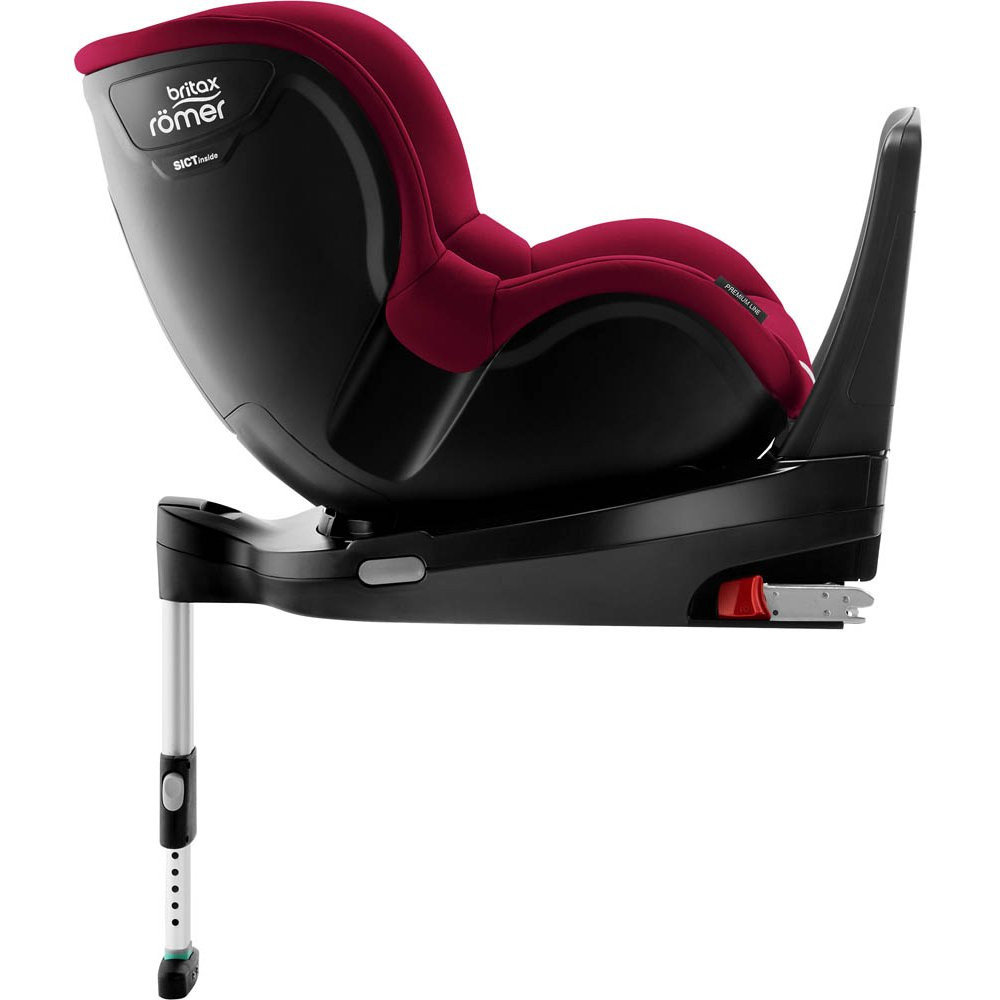 Автокрісло Britax-Romer Dualfix I-Size Flame Red з вкладишем для новонародженого