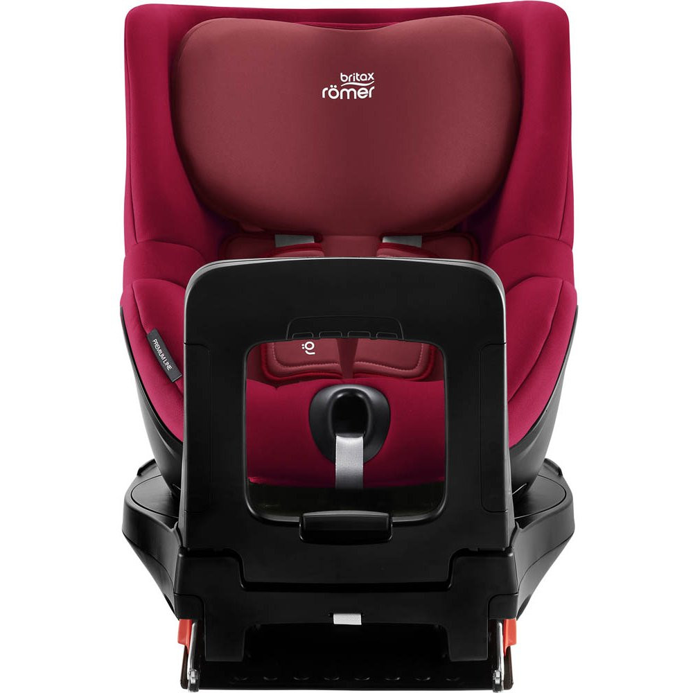Автокрісло Britax-Romer Dualfix I-Size Flame Red з вкладишем для новонародженого