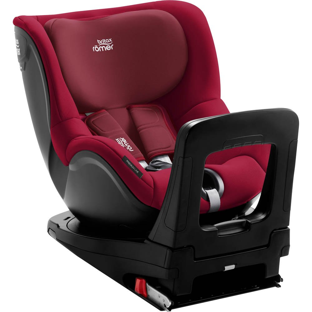 Автокрісло Britax-Romer Dualfix I-Size Flame Red з вкладишем для новонародженого
