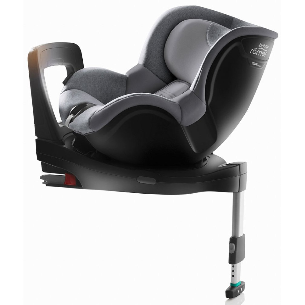 Автокрісло Britax-Romer Dualfix I-Size Grey Marble з вкладишем для новонародженого