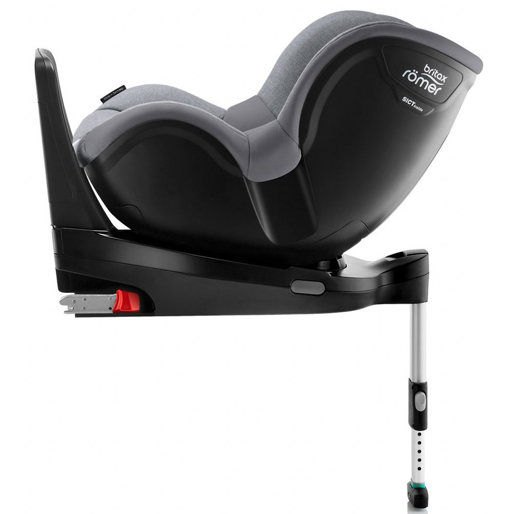 Автокрісло Britax-Romer Dualfix I-Size Grey Marble з вкладишем для новонародженого