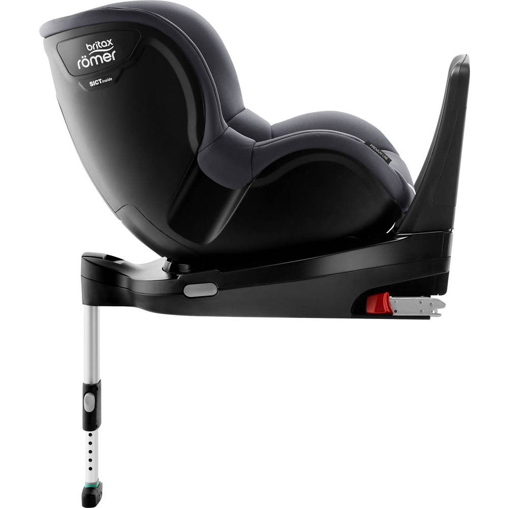 Автокрісло Britax-Romer Dualfix I-Size Storm Grey з вкладишем для новонародженого