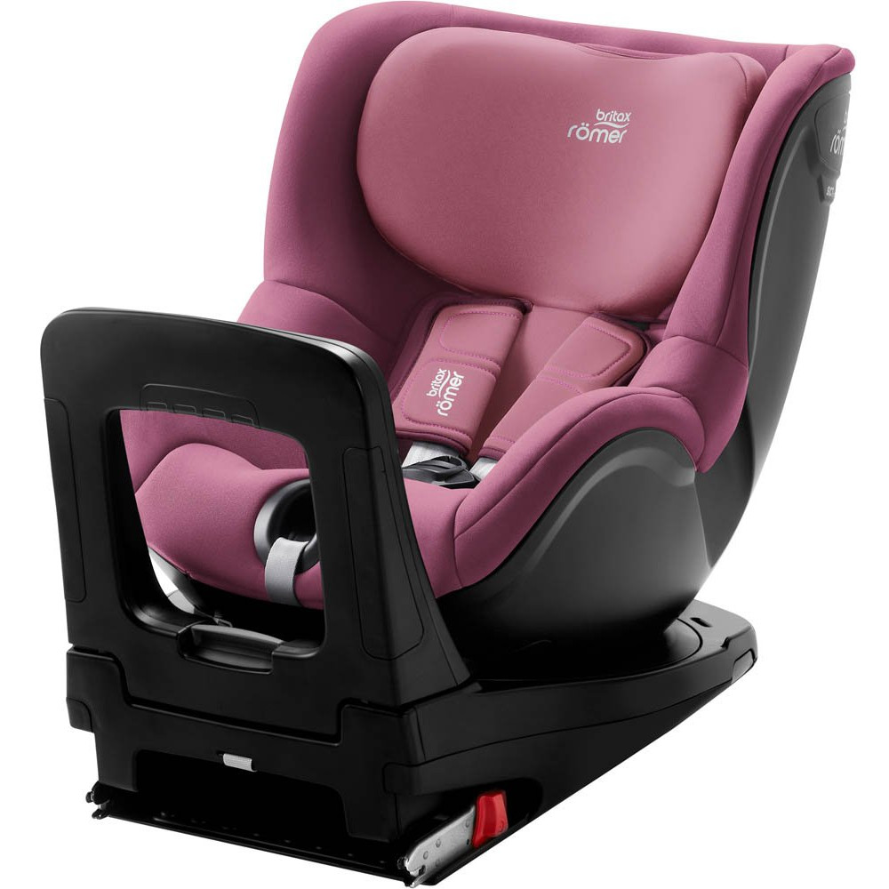 Автокрісло Britax-Romer Dualfix I-Size Wine Rose з вкладишем для новонародженого
