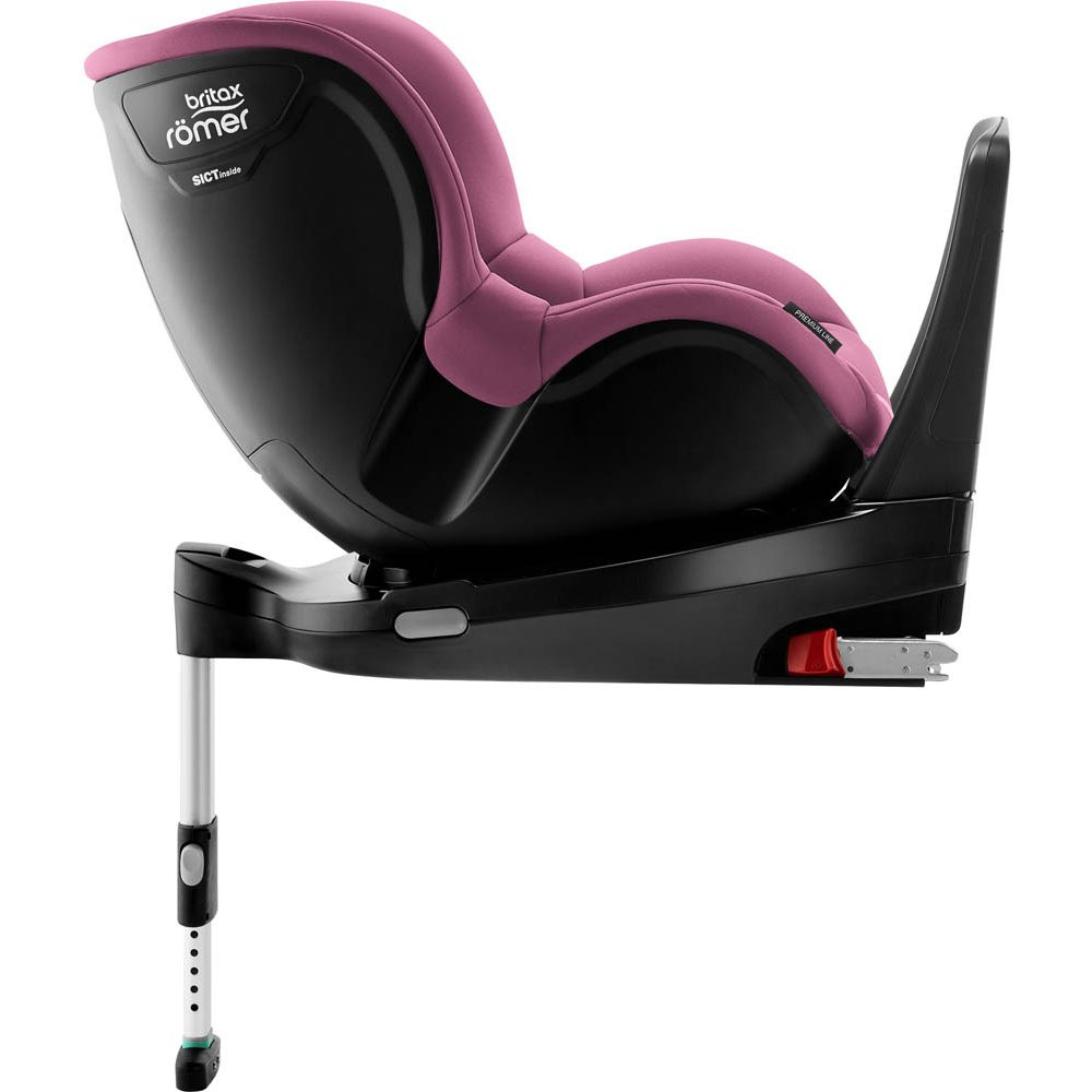 Автокрісло Britax-Romer Dualfix I-Size Wine Rose з вкладишем для новонародженого