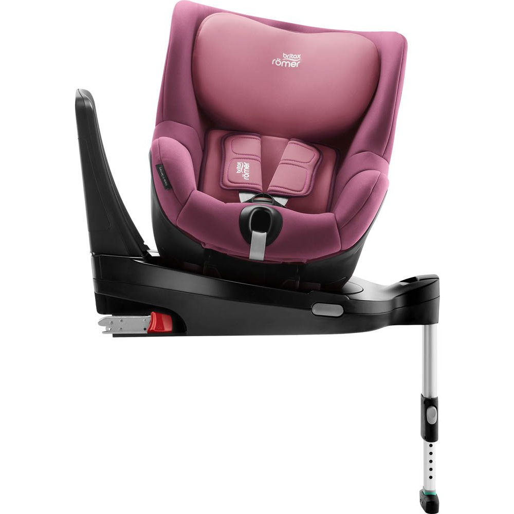 Автокрісло Britax-Romer Dualfix I-Size Wine Rose з вкладишем для новонародженого