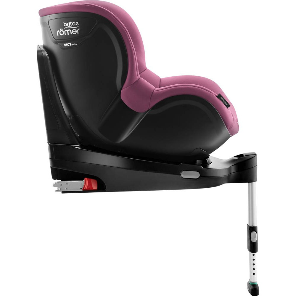 Автокрісло Britax-Romer Dualfix I-Size Wine Rose з вкладишем для новонародженого