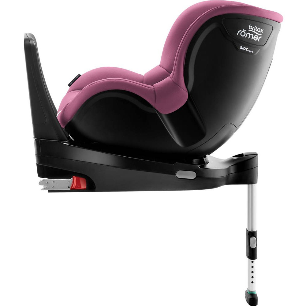 Автокрісло Britax-Romer Dualfix I-Size Wine Rose з вкладишем для новонародженого