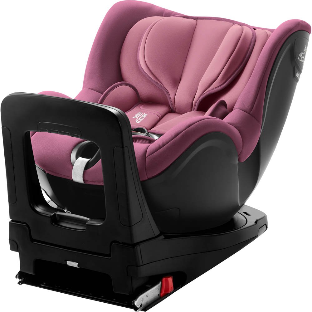 Автокрісло Britax-Romer Dualfix I-Size Wine Rose з вкладишем для новонародженого