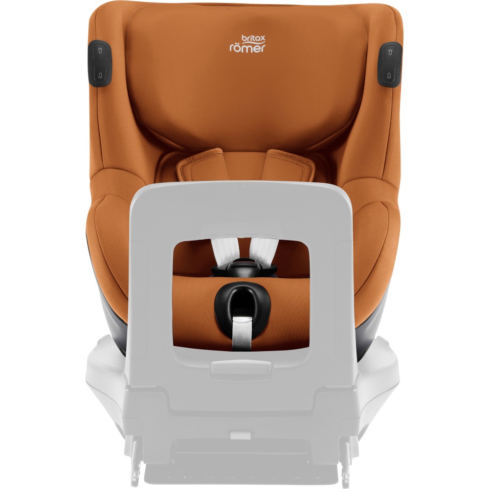 Britax Romer Dualfix iSense - детское автокресло (от 3 месяцев до 4 лет / 61 - 105 см), с функцией поворота на 360 градусов, для использования автокресла необходима совместимая база ISOFIX • Golden Cognac Britax Romer Dualfix iSense - детское автокресло (от 3 месяцев до 4 лет / 61 - 105 см), с функцией поворота на 360 градусов, для использования автокресла необходима совместимая база ISOFIX • Golden Cognac