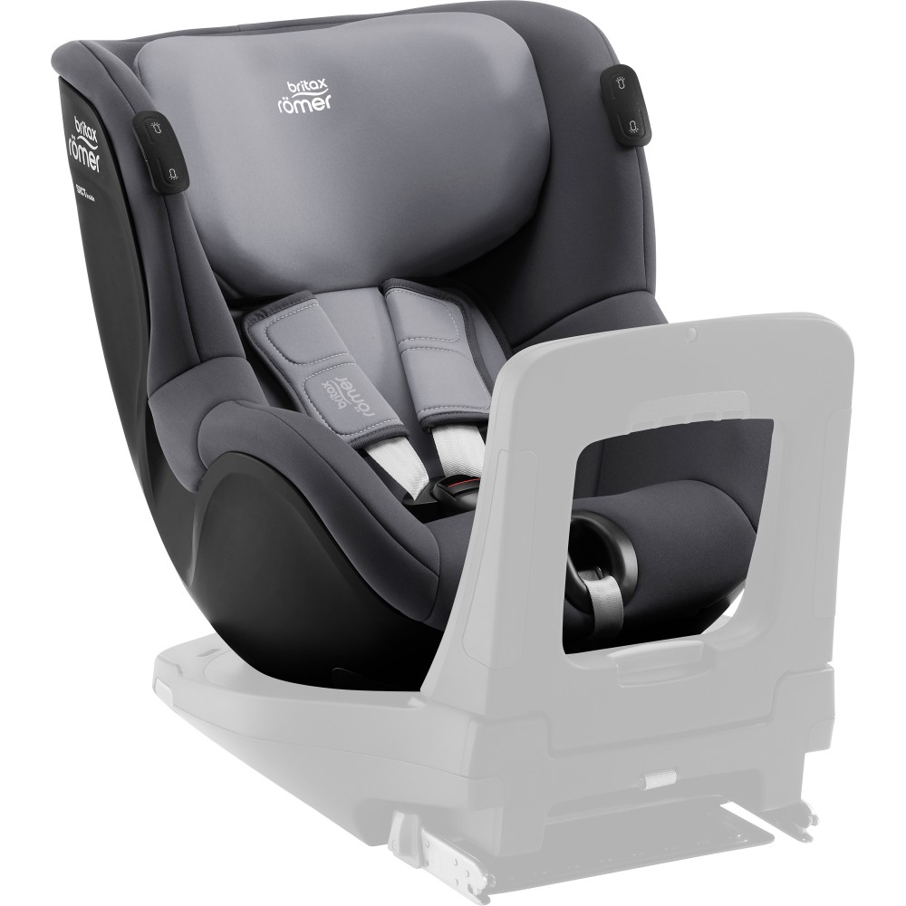 Britax Romer Dualfix iSense - детское автокресло (от 3 месяцев до 4 лет / 61 - 105 см), с функцией поворота на 360 градусов, для использования автокресла необходима совместимая база ISOFIX • Midnight Grey Britax Romer Dualfix iSense - детское автокресло (от 3 месяцев до 4 лет / 61 - 105 см), с функцией поворота на 360 градусов, для использования автокресла необходима совместимая база ISOFIX • Midnight Grey