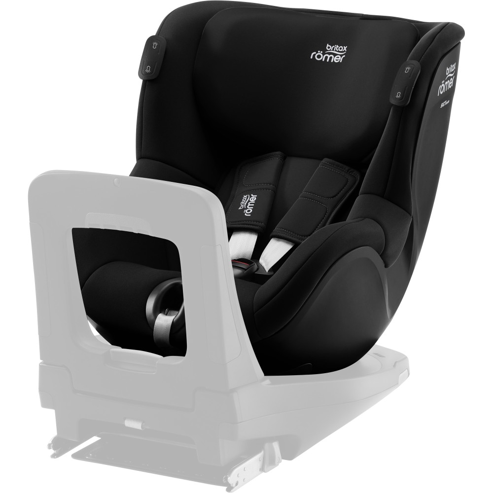 Britax Romer Dualfix iSense - детское автокресло (от 3 месяцев до 4 лет / 61 - 105 см), с функцией поворота на 360 градусов, для использования автокресла необходима совместимая база ISOFIX • Space Black Britax Romer Dualfix iSense - детское автокресло (от 3 месяцев до 4 лет / 61 - 105 см), с функцией поворота на 360 градусов, для использования автокресла необходима совместимая база ISOFIX • Space Black
