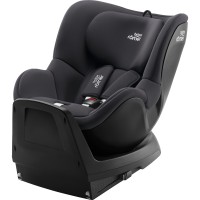 Britax Romer Dualfix M Plus - автокресло для ребенка  (от 3 месяцев до 4 лет / 61 - 105 см) с функцией поворота на 360 градусов (против и по ходу движения), с креплением ISOFIX • Midnight Grey