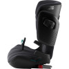 Britax Romer Kidfix i-Size - автокресло для детей (от 3.5 до 12 лет / 100 - 150 см), накладка на ремень, дополнительная боковая защита, система SecureGuard • Fossil Grey