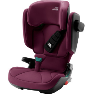 Britax Romer Kidfix i-Size - автокресло для детей (от 3.5 до 12 лет / 100 - 150 см), накладка на ремень, дополнительная боковая защита, система SecureGuard • Burgundy Red