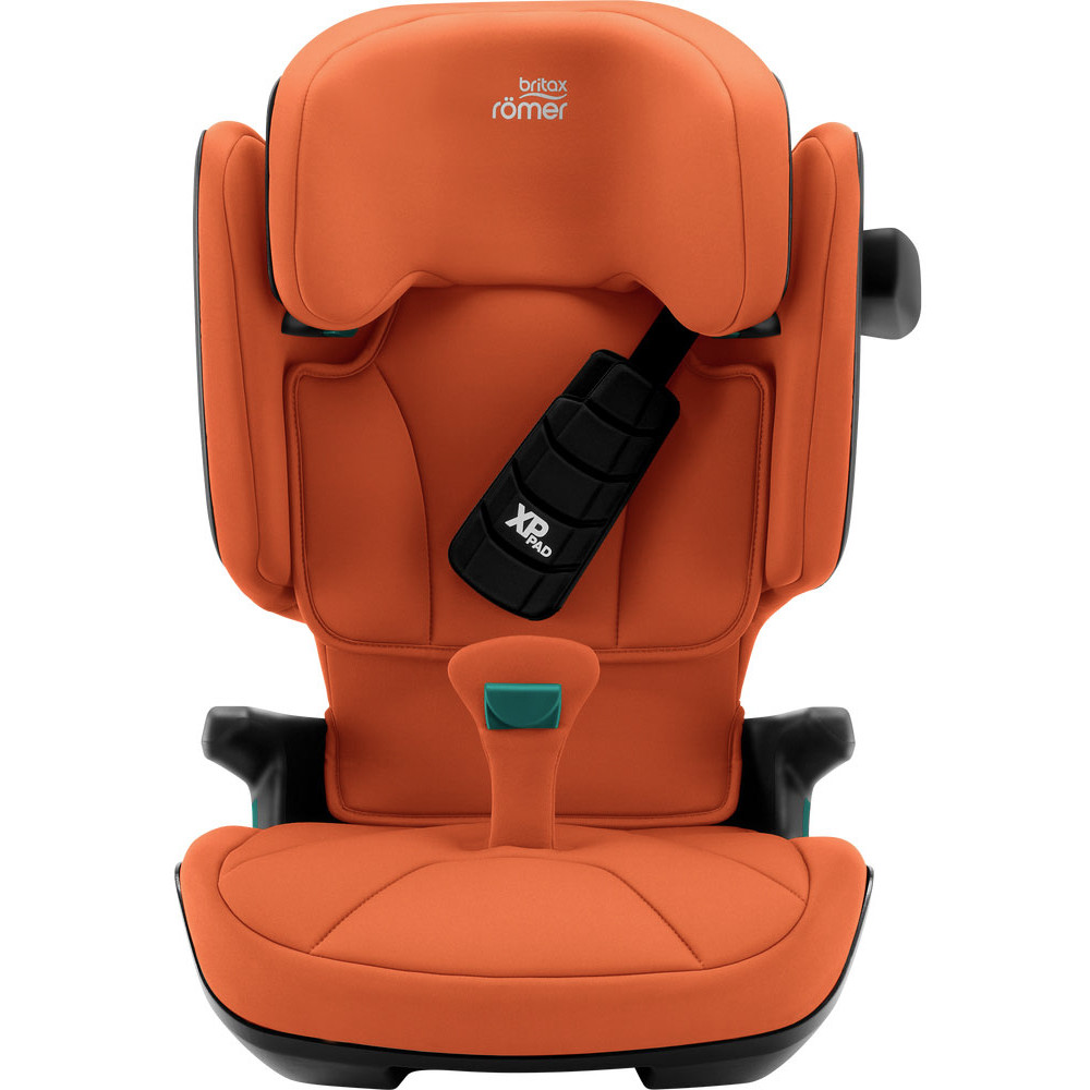 Britax Romer Kidfix i-Size - автокрісло для дітей (від 3.5 до 12 років / 100 - 150 см), накладка на ремінь, додатковий бічний захист, система SecureGuard • Golden Cognac