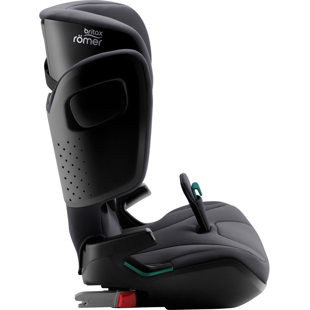 Britax Romer Kidfix i-Size - автокресло для детей (от 3.5 до 12 лет / 100 - 150 см), накладка на ремень, дополнительная боковая защита, система SecureGuard • Storm Grey