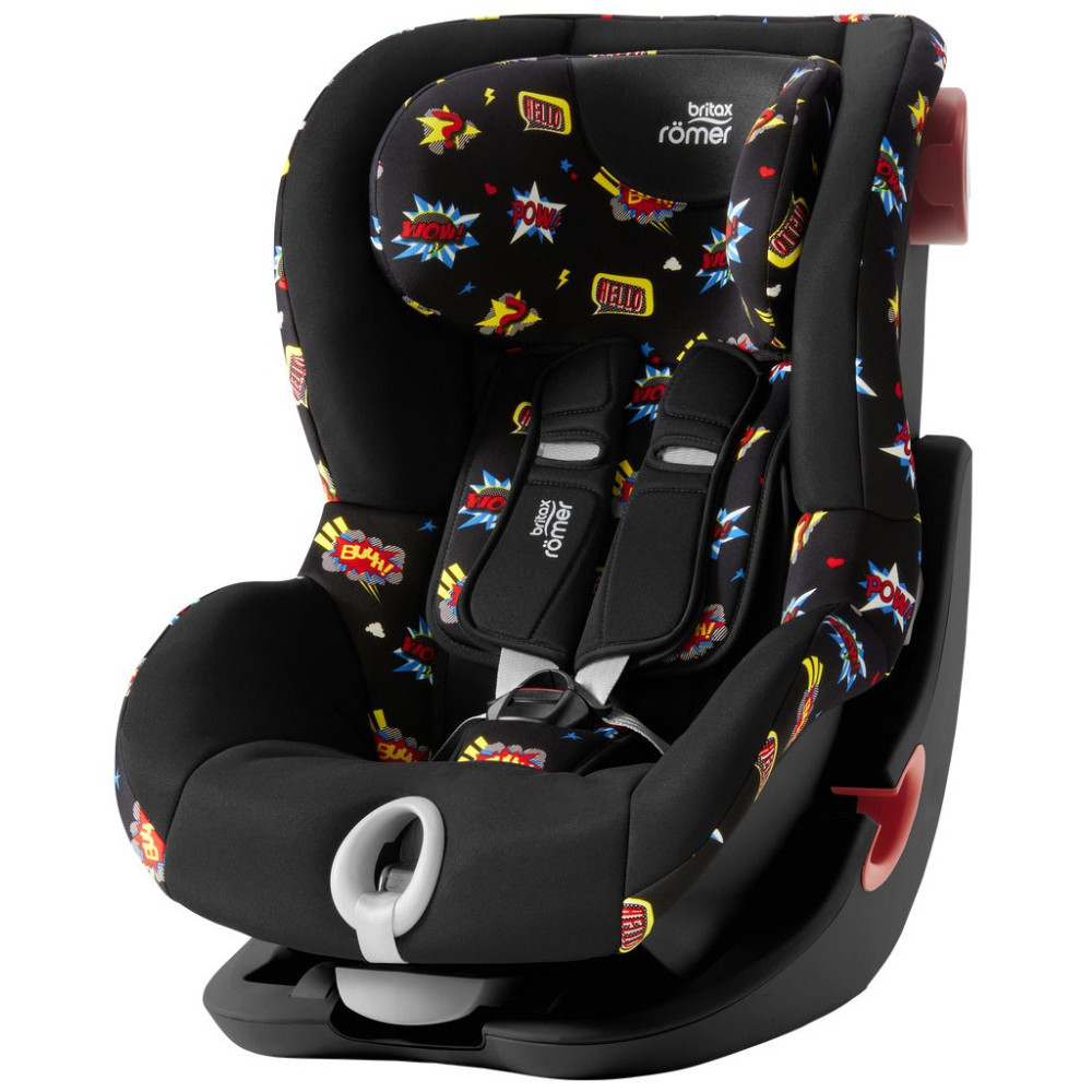 Автокресло Britax-Romer King II Black Series Comic Fun