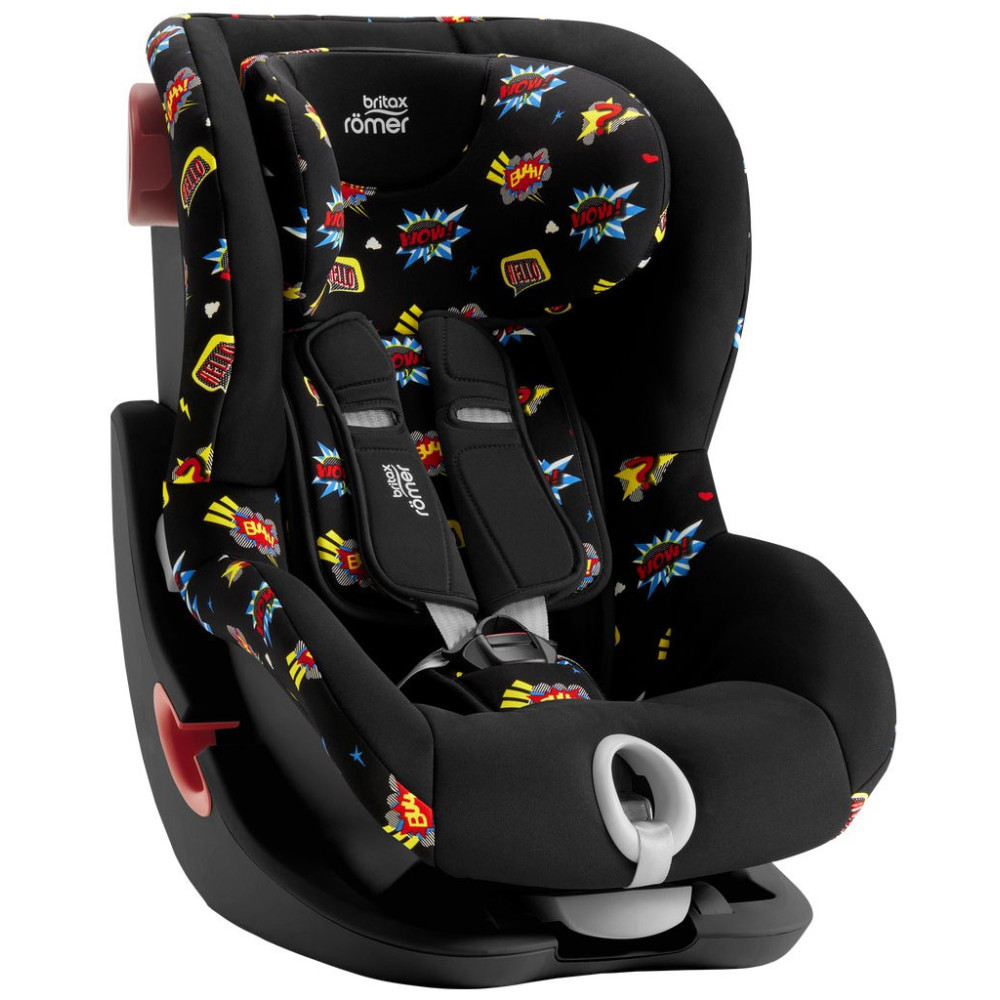 Автокресло Britax-Romer King II Black Series Comic Fun