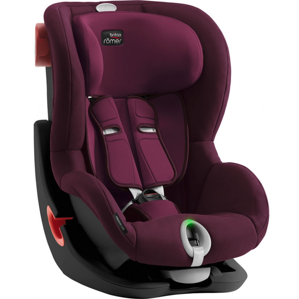 Автокрісло Britax-Romer King II LS Black Series Burgundy Red Автокрісло Britax-Romer King II LS Black Series Burgundy Red