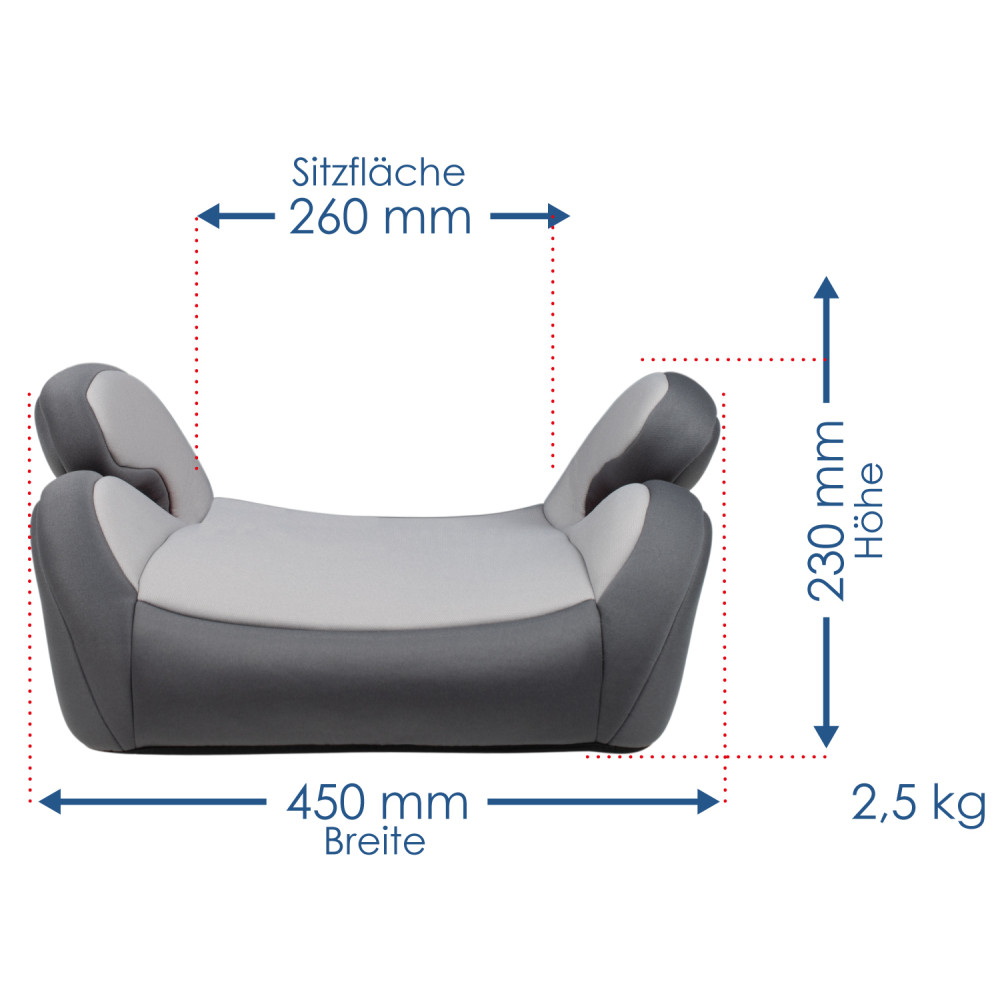 Автокрісло бустер Capsula JR4X Grey