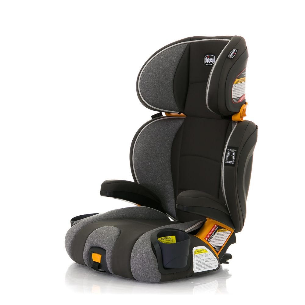 Chicco KidFit - дитяче автокрісло, автокрісло-бустер, бічний захист (від 4 до 12 років / 97-145 см) • Чорно-сірий (79014.57.07)